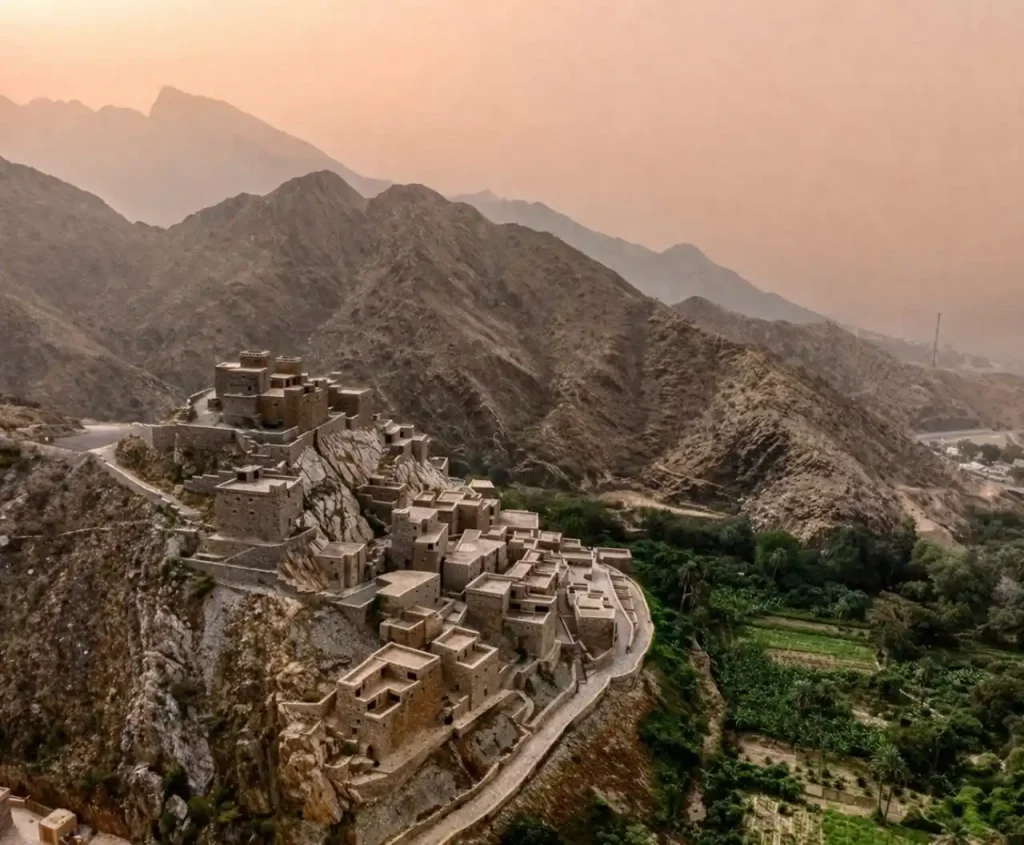Thee Ain Ancient Village, Saudi Arabia.