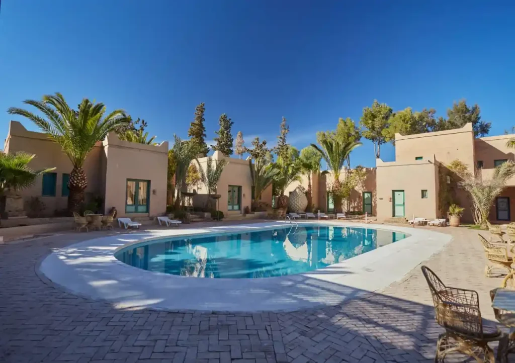 Desert resort pool.