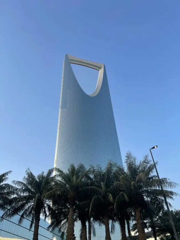 Kingdom Centre tower in Riyadh.
