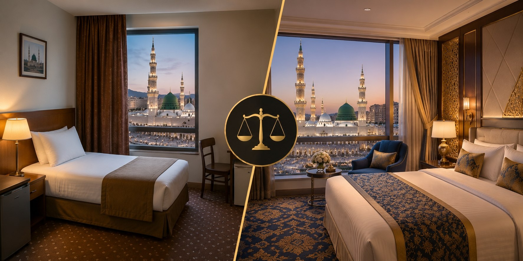 Budget vs Luxury Hotels in Medina